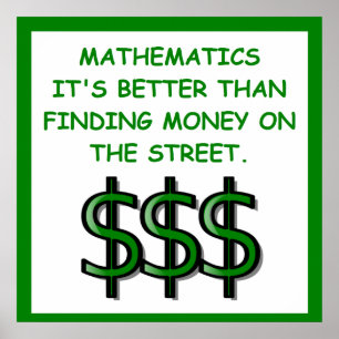 Mathematik Poster