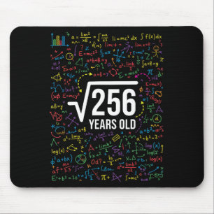 Mathematik Quadratwurzel 256 Jahre alt, Lustige Ma Mousepad