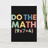 Mathematik Rechne Nach (9x7+4) Lustige Gleichung R