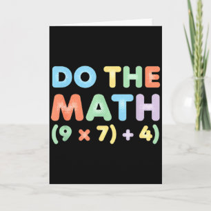 Mathematik Rechne Nach, Spielerisches Gleichungsde Karte