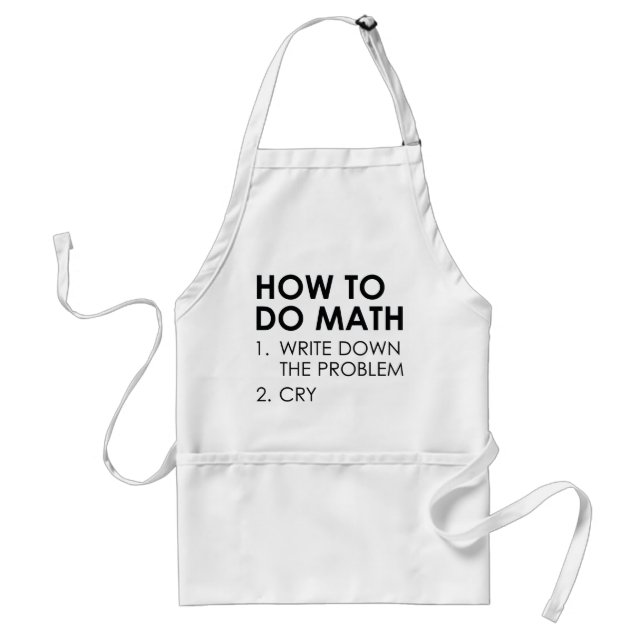 Mathematik Schürze (Vorne)