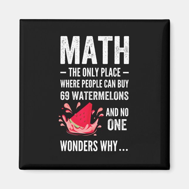 Mathematik-Spaß Magnet (Vorne)