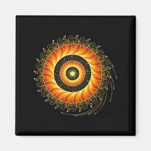 Mathematik Spirale Heilige Geometrie Fibonacci Man Magnet