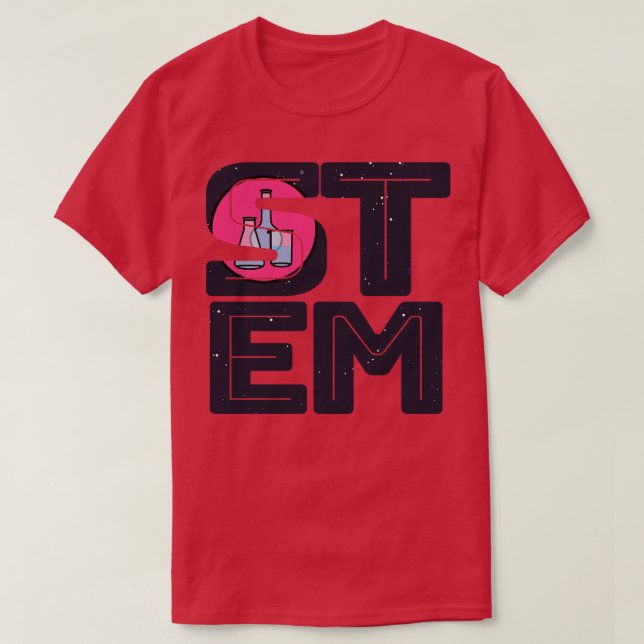 Mathematik STEM Typograph T-Shirt (Design vorne)