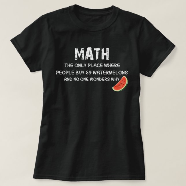 Mathematik T-Shirt (Design vorne)