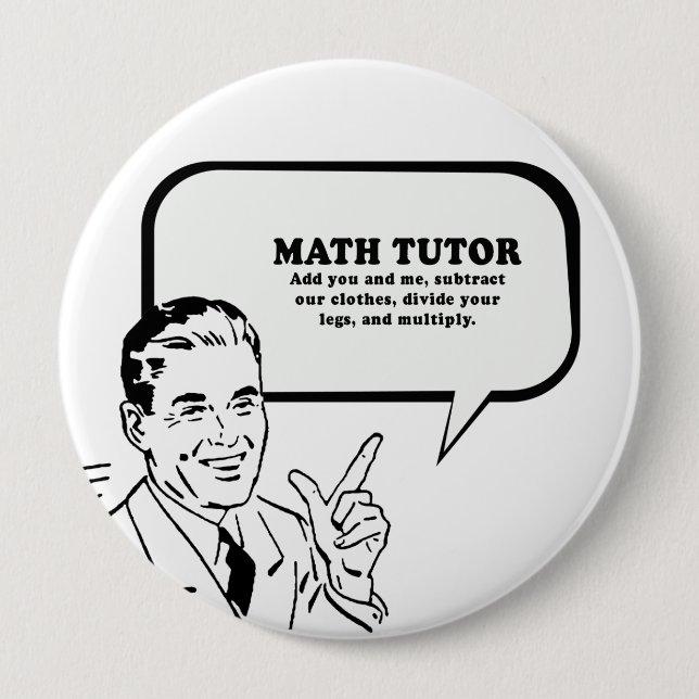 MATHEMATIK-TUTOR BUTTON (Vorderseite)
