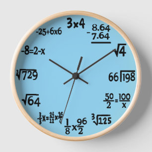 Mathematik Uhr