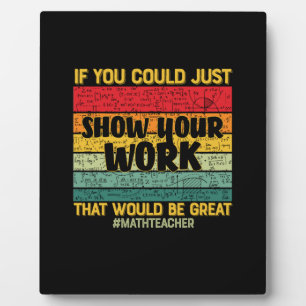 Mathematik, wenn Sie könnten Fotoplatte