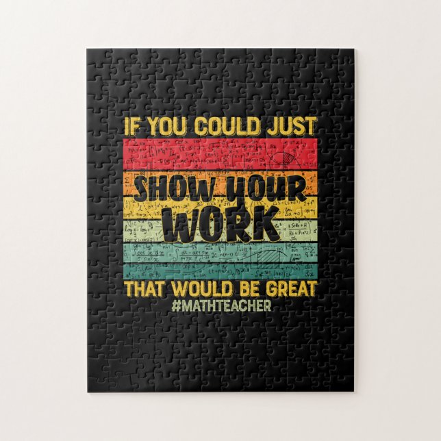 Mathematik, wenn Sie könnten Puzzle (Vertikal)