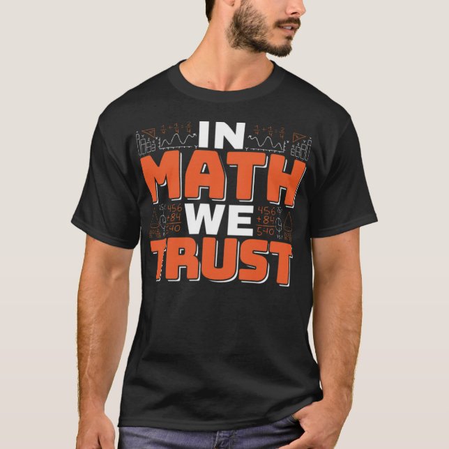 Mathematik Zitat in Mathematik Wir amadeus appaloo T-Shirt (Vorderseite)
