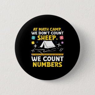 Mathematiker Camp Mathematiker Camper Mathematiker Button