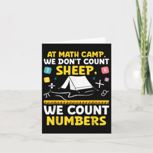 Mathematiker Camp Mathematiker Camper Mathematiker Karte