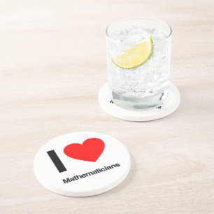 Mathematiker der Liebe Getränkeuntersetzer