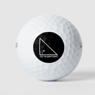 Mathematiker Funny Golfball