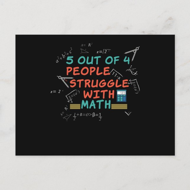 Mathematiker Funny Sprichwort Mathematiker Postkarte (Vorderseite)