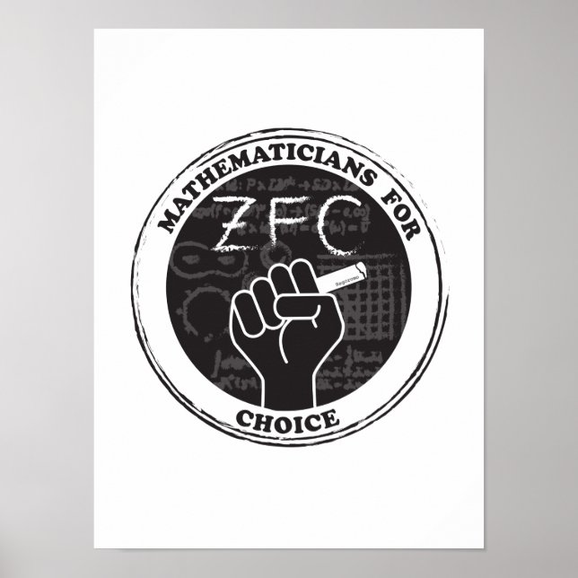Mathematiker für Choice Poster (Vorne)