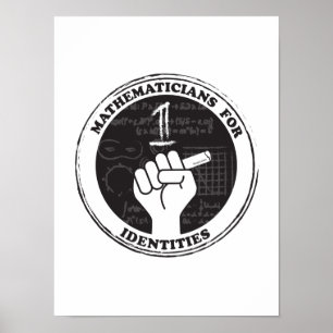 Mathematiker für Identitätskarte Poster