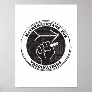 Mathematiker für Impfplakate Poster