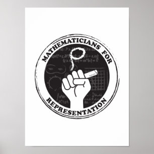 Mathematiker für Repräsentationspopster Poster