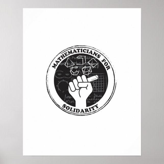 Mathematiker für Solidarität Poster (Vorne)