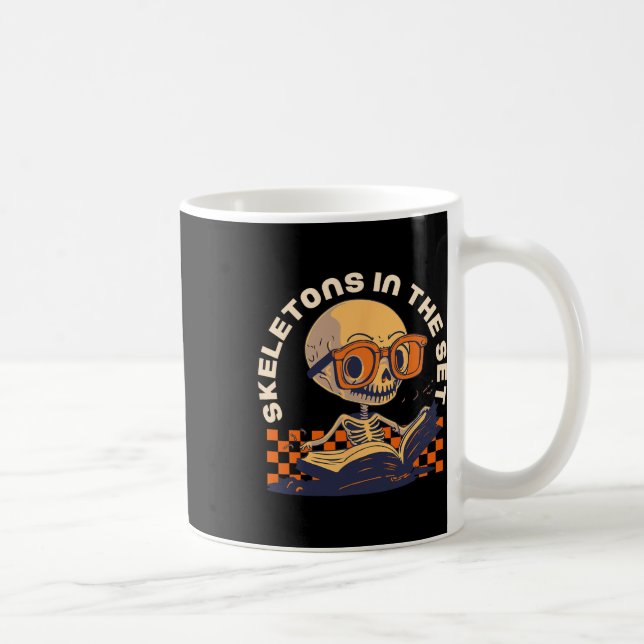 Mathematiker Halloween Comstume Fall Pumpkin Ghost Kaffeetasse (Rechts)