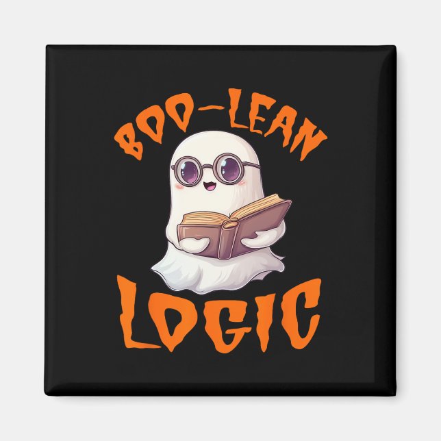 Mathematiker Halloween Comstume Fall Pumpkin Ghost Magnet (Vorne)