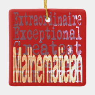 Mathematiker Keramikornament