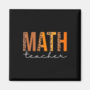 Mathematiker Leopard Squad Niedlich Herbst Dank Magnet