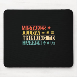 Mathematiker Mathematik denken, um zu geschehen Mousepad