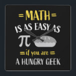 Mathematiker Mathematiker Dozenten Lehrkräfte Leh Quadratische Wanduhr<br><div class="desc">Internationaler Tag der Mathematik . Der Internationale Tag der Mathematik ist 14 März. Es ist auch bekannt als Pi Day,  weil die mathematische Konstante auf 3, 14 aufgerundet werden kann.  Ideal für jeden Mathematik Geek jeden Tag des Jahres.</div>