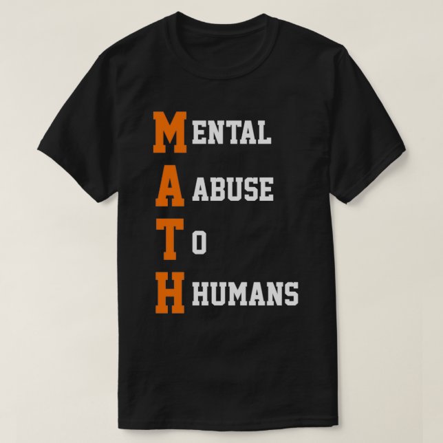 Mathematiker Mathematiker Mathematiker Mathematike T-Shirt (Design vorne)
