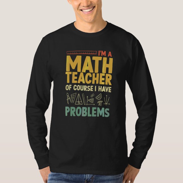Mathematiker Men Women Statistik Algebra Mathemat T-Shirt (Vorderseite)