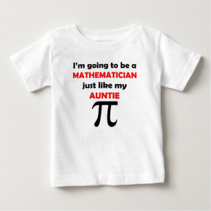 Mathematiker mögen meine Tante Baby T-shirt