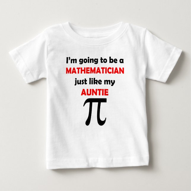 Mathematiker mögen meine Tante Baby T-shirt (Vorderseite)