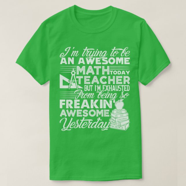 Mathematiker Phantastisch Mathematiklehrer (1) T-Shirt (Design vorne)