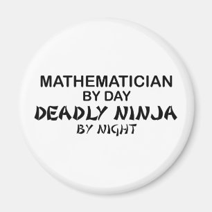Mathematiker tödliches Ninja bis zum Nacht Magnet