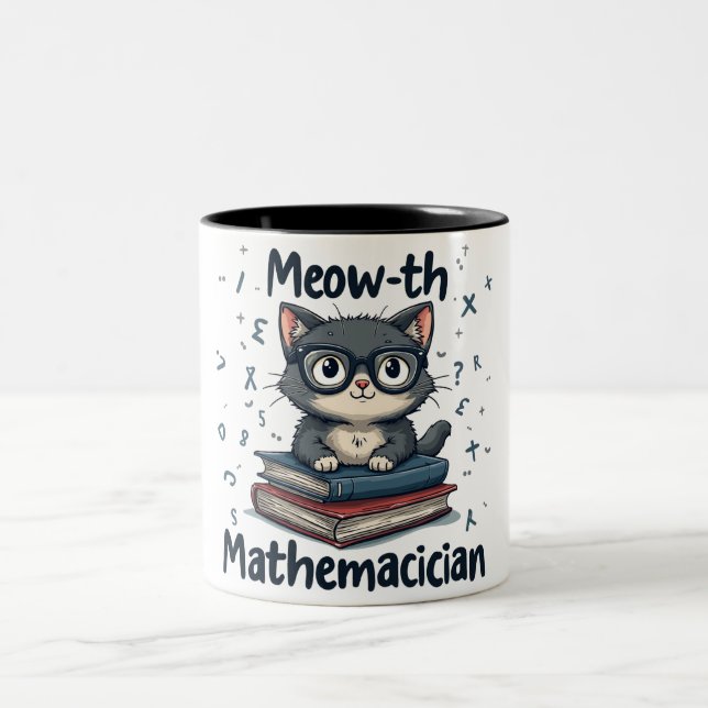 Mathematiker Zweifarbige Tasse (Mittel)