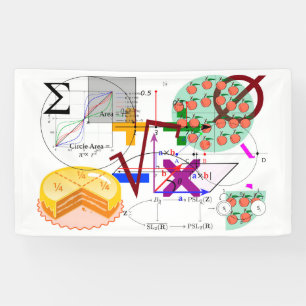 Mathematikformel Physik Schule Banner