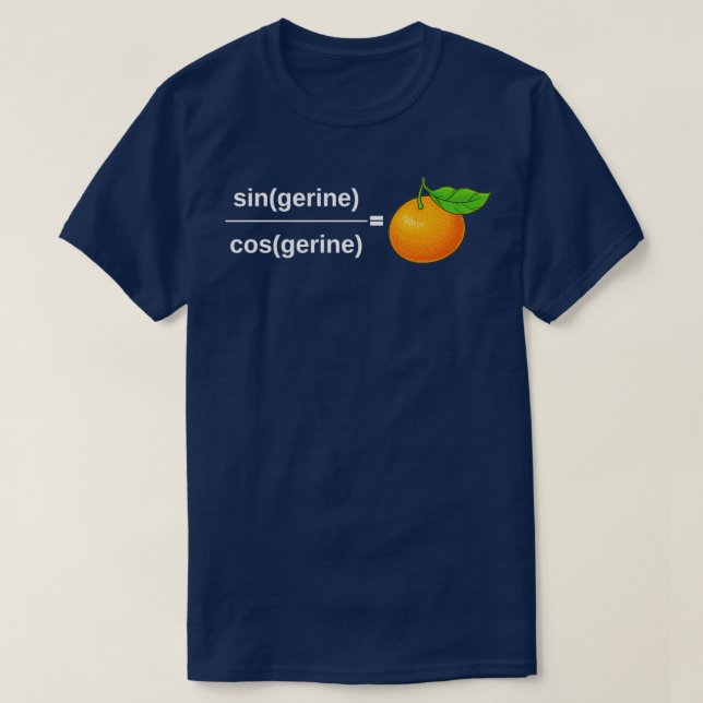 Mathematikgeschenk für Mathe-Liebhaber: Mathematik T-Shirt (Design vorne)