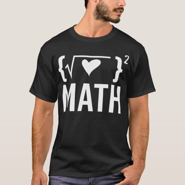 Mathematikgeschenk mathematisches Wasser T-Shirt (Vorderseite)