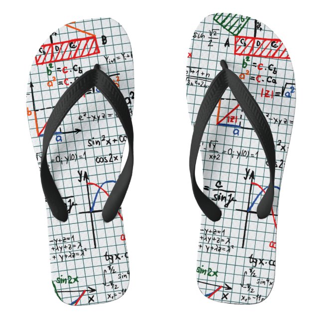 Mathematikkennzahlen Flip Flops (Fußbett)