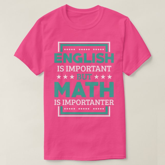 Mathematiklehrer (3) T-Shirt (Design vorne)