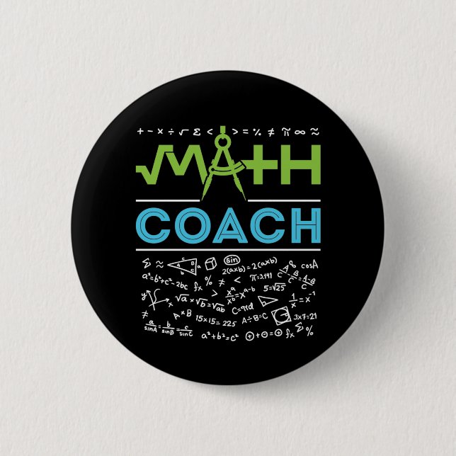 Mathematiklehrer Button (Vorderseite)