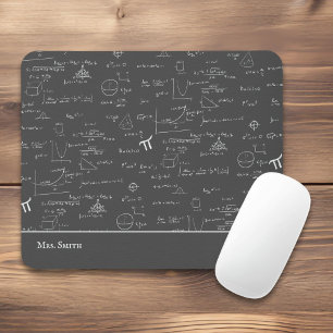Mathematiklehrer Formeln als Algebra Office Mousepad