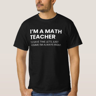Mathematiklehrer Funny Professor Sprichwort T-Shirt