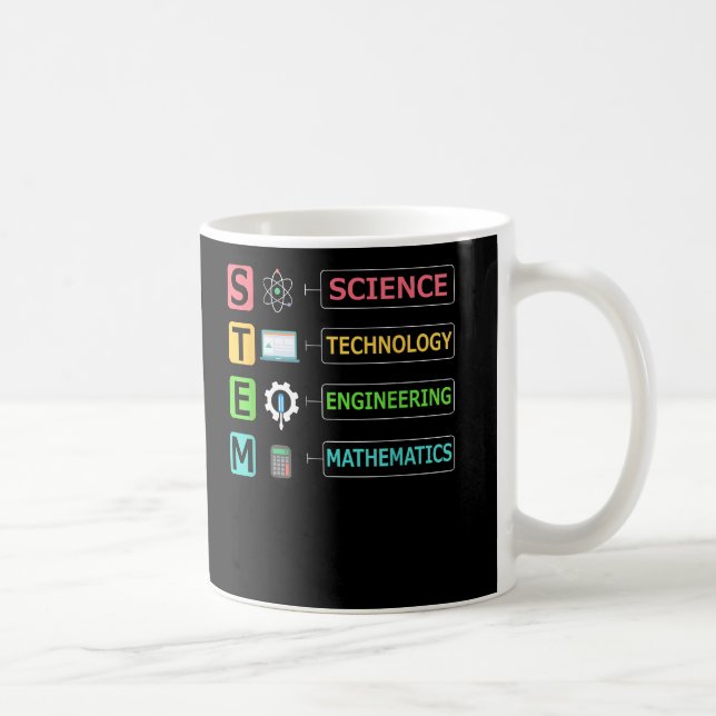 Mathematiklehrer für STEM Science Technology Engin Kaffeetasse (Rechts)