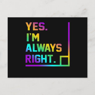 Mathematiklehrer immer Recht Mathematik Einladungspostkarte