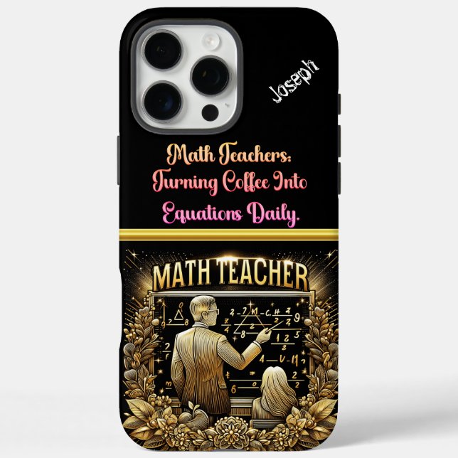Mathematiklehrer Inspirierend Schüler Case-Mate iPhone Hülle (Rückseite)