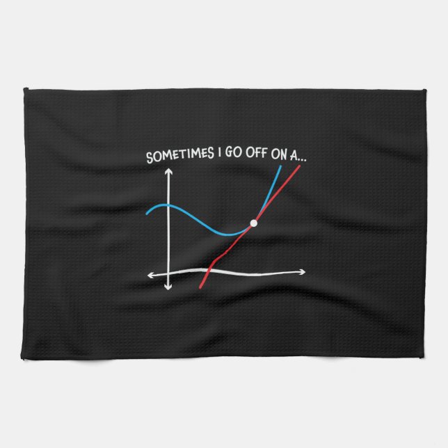 Mathematiklehrer manchmal gehe ich weg geschirrtuch (Horizontal)