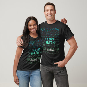 Mathematiklehrer oder -lehrer und -lehrer T-Shirt